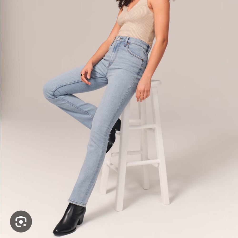 Abercrombie 90’s slim straight ultra high rise - Picture 2 of 10
